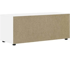 TV staliukas TV spintelė VISNES, balta, 100x40x38 cm, inžinerinė mediena
