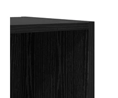 TV staliukas TV spintelių komplektas 4 pcs Juoda 37 x 35 x 37,5 cm
