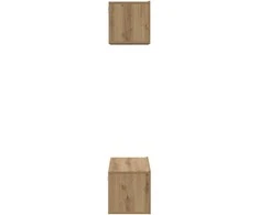 TV staliukas TV spintelių komplektas 2 pcs Amatininkų ąžuolas