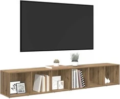 TV staliukas TV spintelių komplektas 2 vnt. Amatininkų ąžuolas