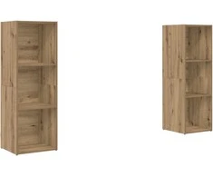 TV staliukas TV spintelių komplektas 2 pcs Amatininkų ąžuolas