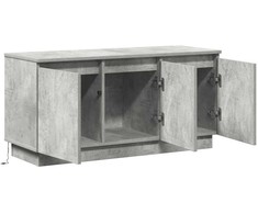 TV staliukas Televizoriaus spintelė Betono pilka 100 x 38 x 49 cm