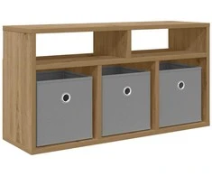 TV staliukas Žemas stalas su stalčių Amatininkų ąžuolas 72 x 22,5 x 38 cm
