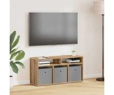 TV staliukas Žemas stalas su stalčių Amatininkų ąžuolas 87 x 27,5 x 43 cm