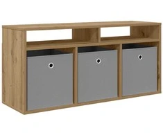 TV staliukas Žemas stalas su stalčių Amatininkų ąžuolas 102 x 32 x 48,5 cm