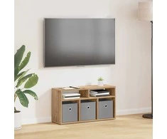 TV staliukas Žemas stalas su stalčių Amatininkų ąžuolas 72 x 22,5 x 38 cm