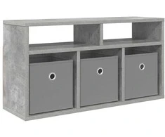 TV staliukas Žemas stalas su stalčių Betono pilka 72 x 22,5 x 38 cm