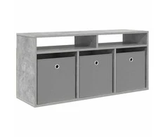 TV staliukas Žemas stalas su stalčių Betono pilka 102 x 32 x 48,5 cm