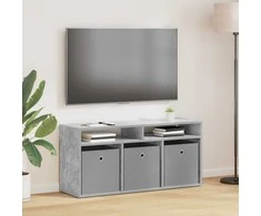 TV staliukas Žemas stalas su stalčių Betono pilka 102 x 32 x 48,5 cm