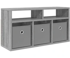 TV staliukas Žemas stalas su stalčių Pilkas Sonoma 72 x 22,5 x 38 cm