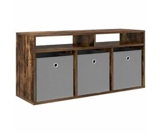 TV staliukas Žemas stalas su stalčių Rūkyta ąžuolas 102 x 32 x 48,5 cm