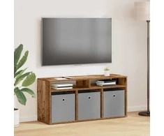 TV staliukas Žemas stalas su stalčių Senas medis 102 x 32 x 48,5 cm