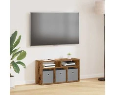 TV staliukas Žemas stalas su stalčių Senas medis 72 x 22,5 x 38 cm