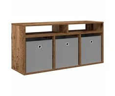 TV staliukas Žemas stalas su stalčių Senas medis 102 x 32 x 48,5 cm