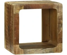 TV vienetai 2 pcs Ruda 36 x 30 x 36 cm Kietas mango medis
