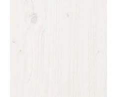 Tvarto durys 100 x 2,5 x 208 cm Pušies medienos masyvas Balta