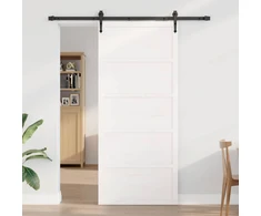 Tvarto durys Balta 90 x 2,5 x 208 cm Pušies medienos masyvas