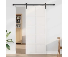 Tvarto durys Balta 90 x 2,5 x 208 cm Pušies medienos masyvas