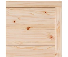 Tvarto durys 80 x 2,5 x 208 cm Pušies medienos masyvas Natūrali
