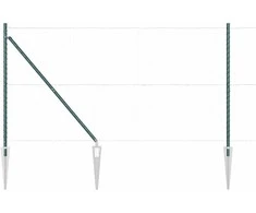 Tvorelės stulpas 52 pcs Pilka 3,2 x 3,2 x 205 cm
