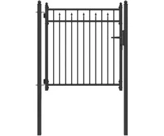 Tvora vartai HORST 100 x 100 cm Metalas Juoda Užrakintas