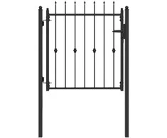 Tvora vartai HORST 100 x 100 cm Metalas Juoda Užrakintas