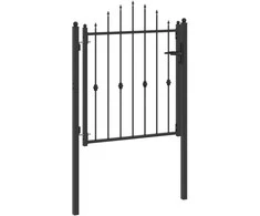 Tvora vartai ASTEN 100 x 100 cm Užrakintas Metalas Juoda