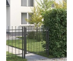 Tvora vartai HORST 100 x 100 cm Metalas Juoda Užrakintas