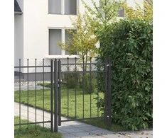 Tvora vartai HORST 100 x 100 cm Metalas Juoda Užrakintas