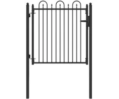 Tvora vartai HORST 100 x 100 cm Metalas Juoda Užrakintas