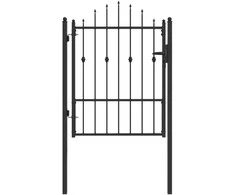 Tvora vartai HORST 100 x 125 cm Metalas Juoda Užrakintas