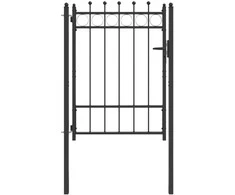 Tvora vartai HORST 100 x 125 cm Metalas Juoda Užrakintas