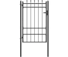 Tvora vartai HORST 100 x 150 cm Metalas Juoda Užrakintas