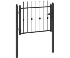 Tvora vartai ASTEN 100 x 75 cm Metalas Juoda Užrakintas