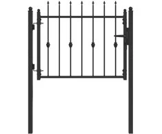 Tvora vartai HORST 100 x 75 cm Metalas Juoda Užrakintas