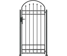 Tvorelės stulpas ASSEN 200 x 88 x 14 cm Plienas Pilka