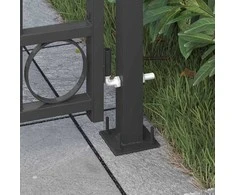 Tvorelės stulpas ASSEN 200 x 88 x 14 cm Plienas Užrakintas