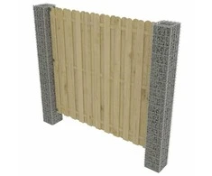 Tvorelės stulpas 2 pcs Sidabro 20 x 20 x 190 cm metalas