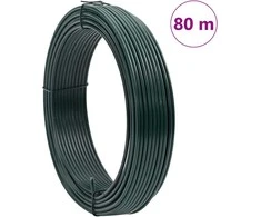 Tvorelių rišimo viela Žalia 80 m PVC