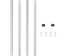 Tvorelės stulpas 2 pcs Sidabro