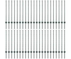 Tvorelės stulpas 44 pcs Žalia 140 cm Plienas