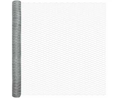 Hexagonal Fence with Post 100 x 1,6 m Galvanizuotas plienas