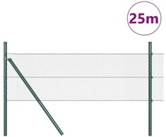Heksagonalinė tvoros tvirtinimo sistema 25 x 0,5 m Miško Žalia
