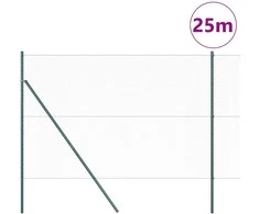 Tvorelės stulpas Žalia 25 x 1,5 m (25 mm tinklelis) Plienas