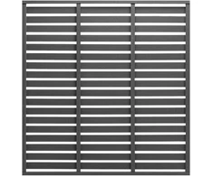 Tvoros segmentas, pilkos spalvos, 180x180cm, WPC