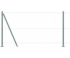 Tvorelės stulpas 52 pcs Pilka 3,2 x 3,2 x 130 cm