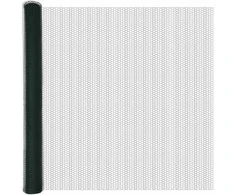 Hexagonal Fence with Post 25 x 1,6 m PVC dengtas plienas Žalia