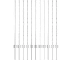 Įmontuotas tvoros stulpas 11 vnt. Sidabrinė 140 cm