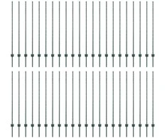 Tvorelės stulpas 44 pcs Žalia 180 cm Plienas