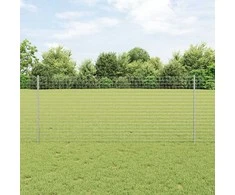 Lauko įmontuotas tvoros stulpas 44 vnt. Sidabrinė 140 cm